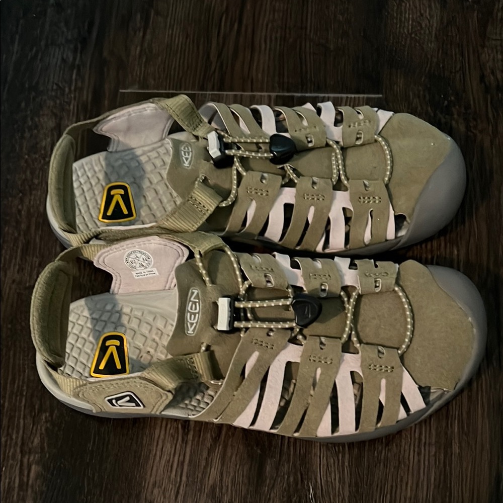 Keen Olive and Beige Sandals